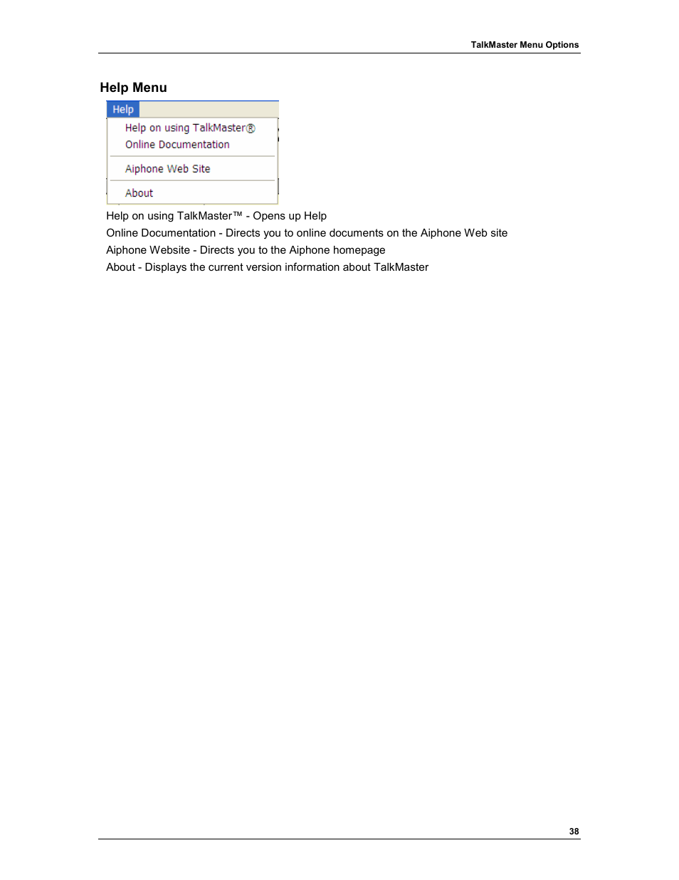 Aiphone TALKMASTER IP EWST-POE User Manual | Page 42 / 60