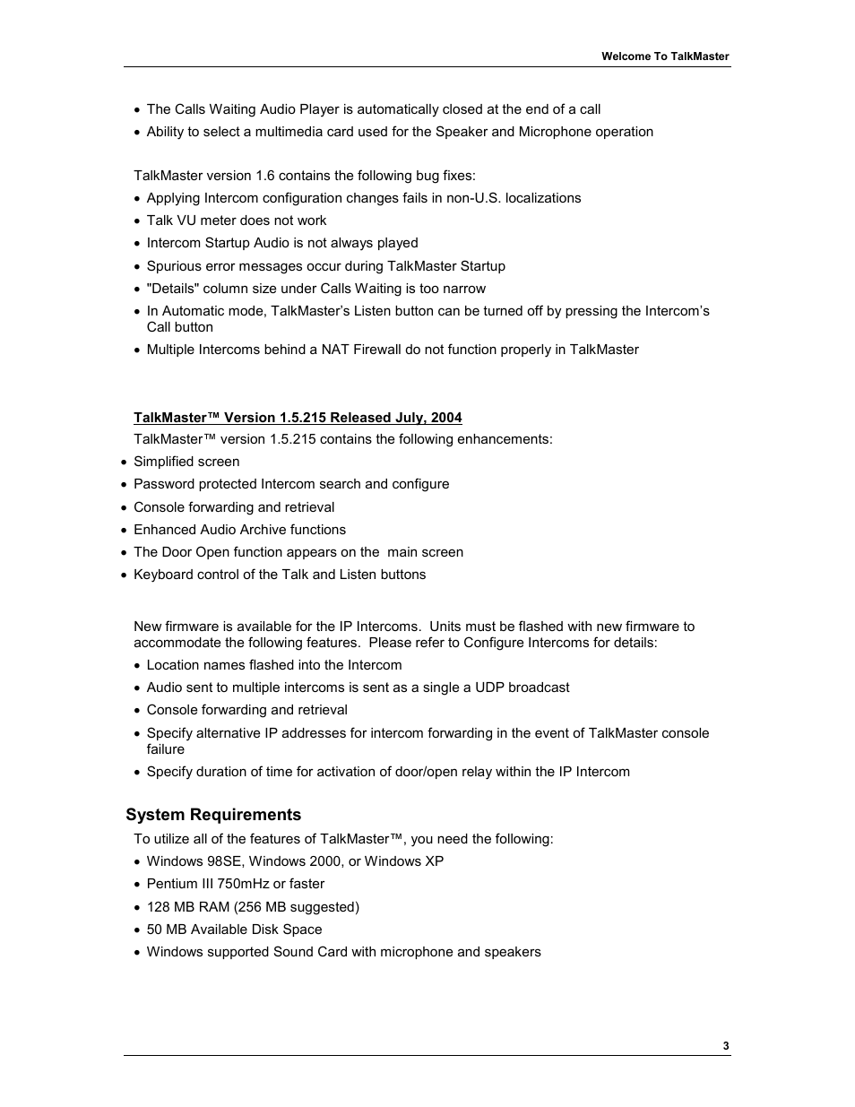Aiphone TALKMASTER IP EWST-POE User Manual | Page 7 / 60