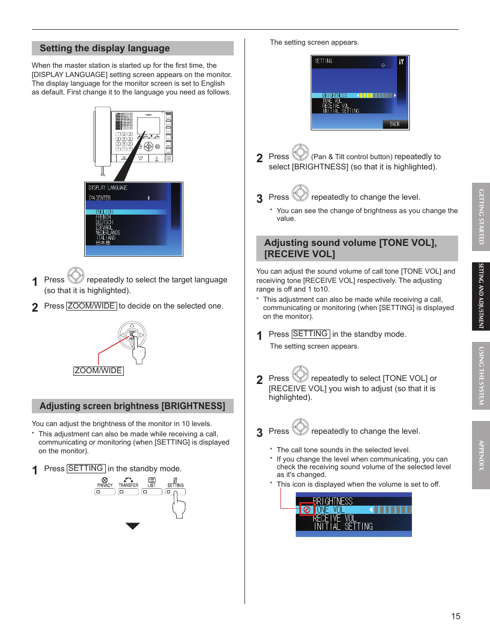 Aiphone FK1629 User Manual | Page 15 / 40