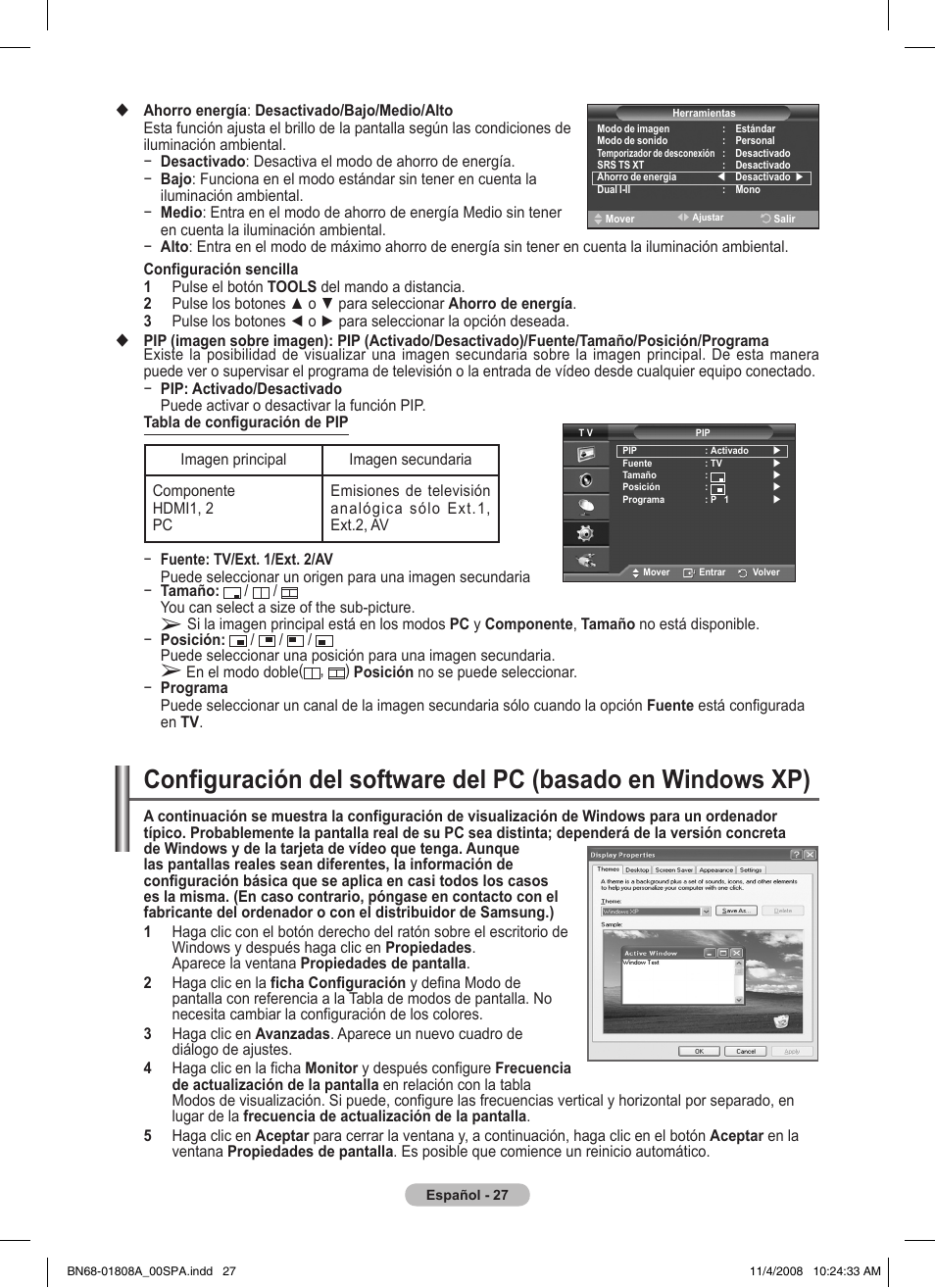 Samsung PS50A410C1 User Manual | Page 216 / 455