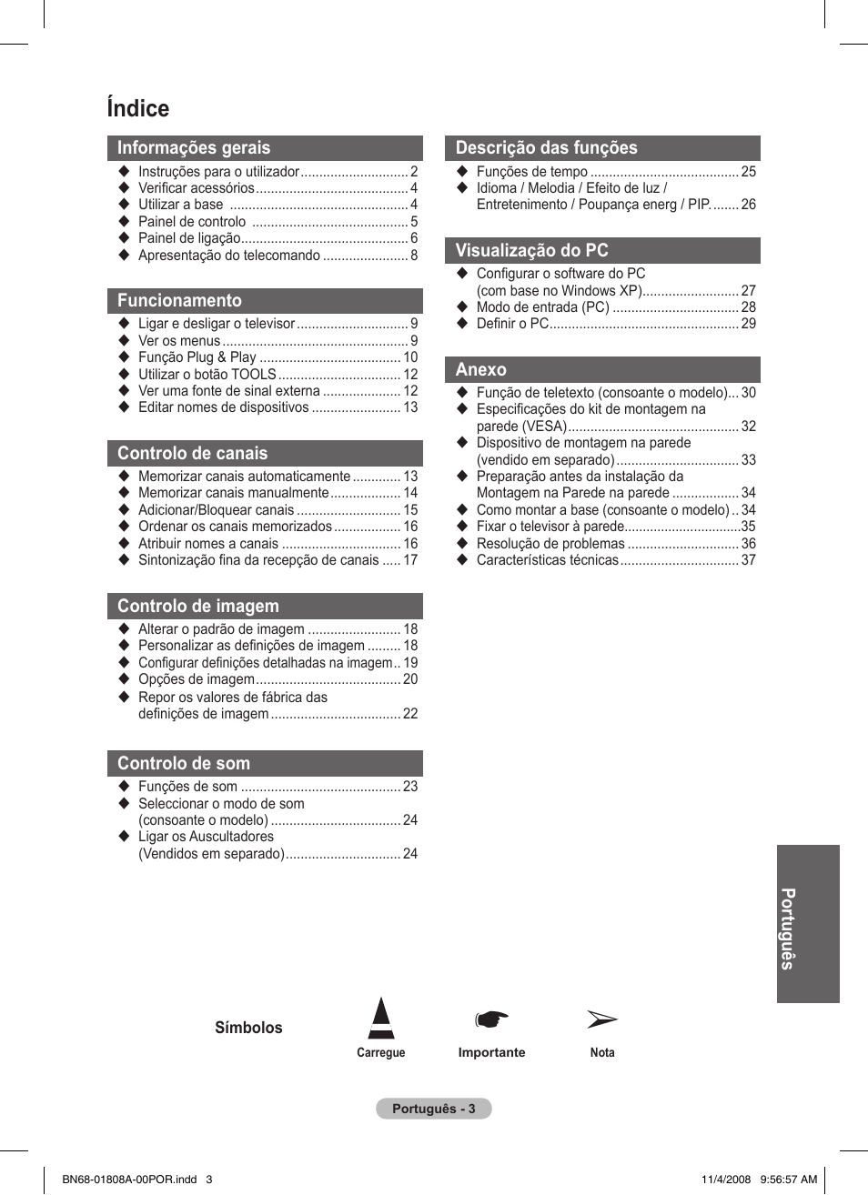 Índice | Samsung PS50A410C1 User Manual | Page 230 / 455