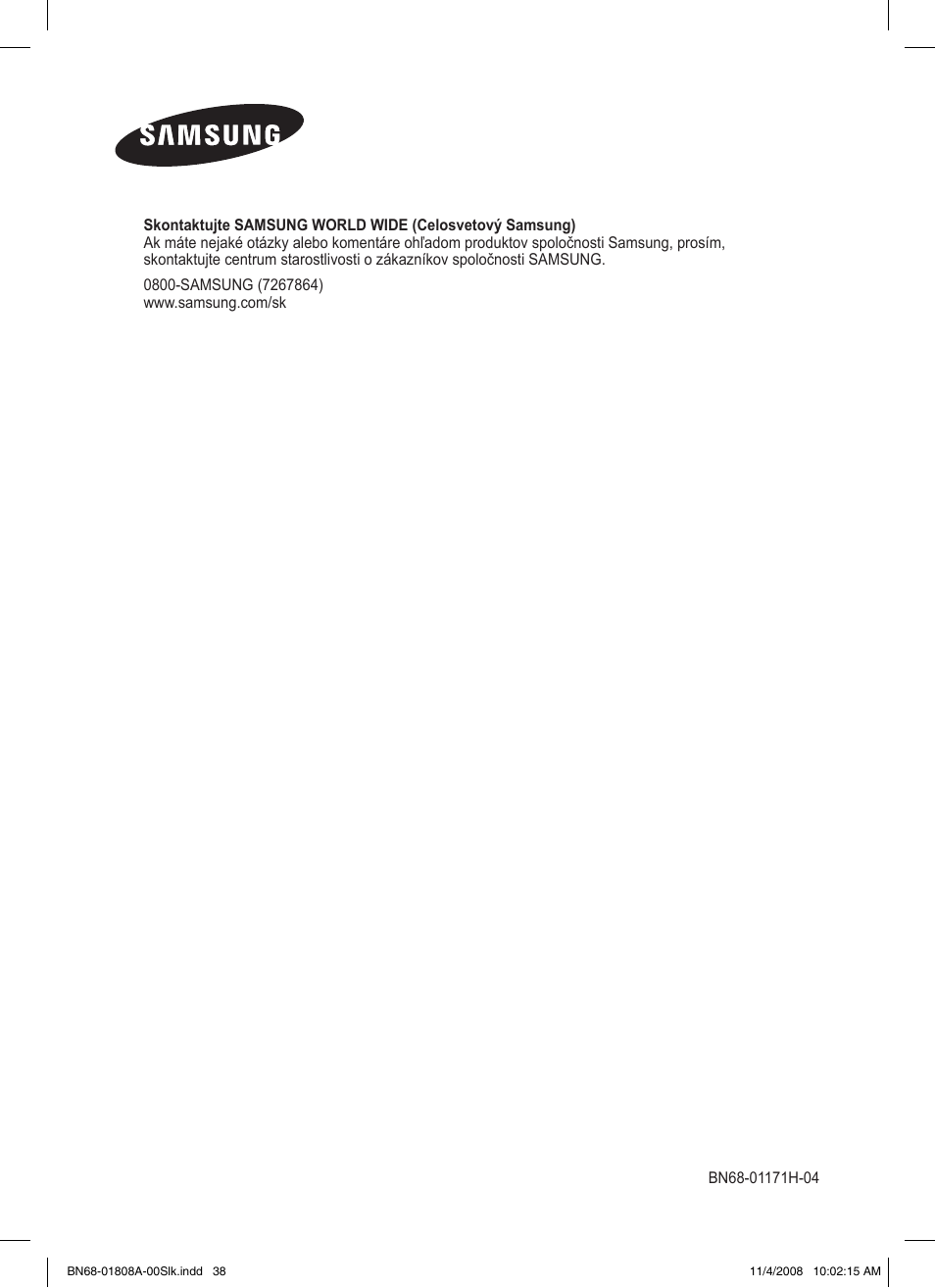 Samsung PS50A410C1 User Manual | Page 416 / 455