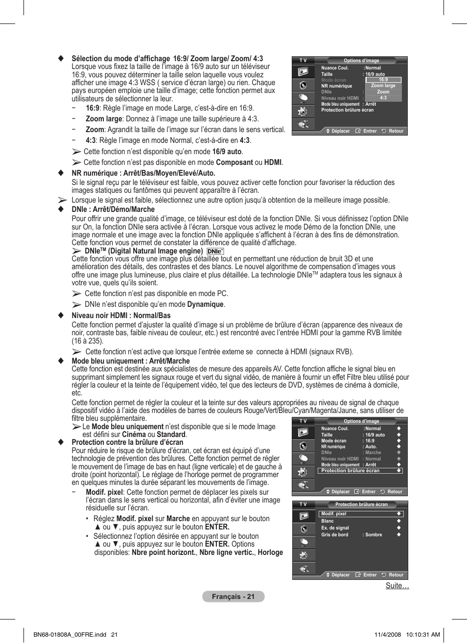 Samsung PS50A410C1 User Manual | Page 58 / 455