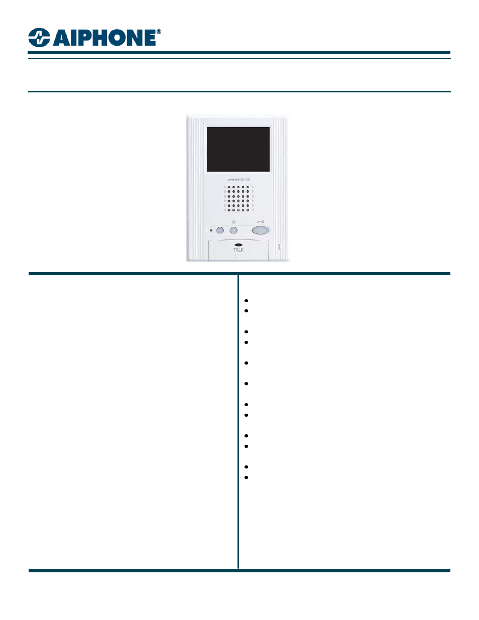 Aiphone GH-1KD User Manual | 2 pages