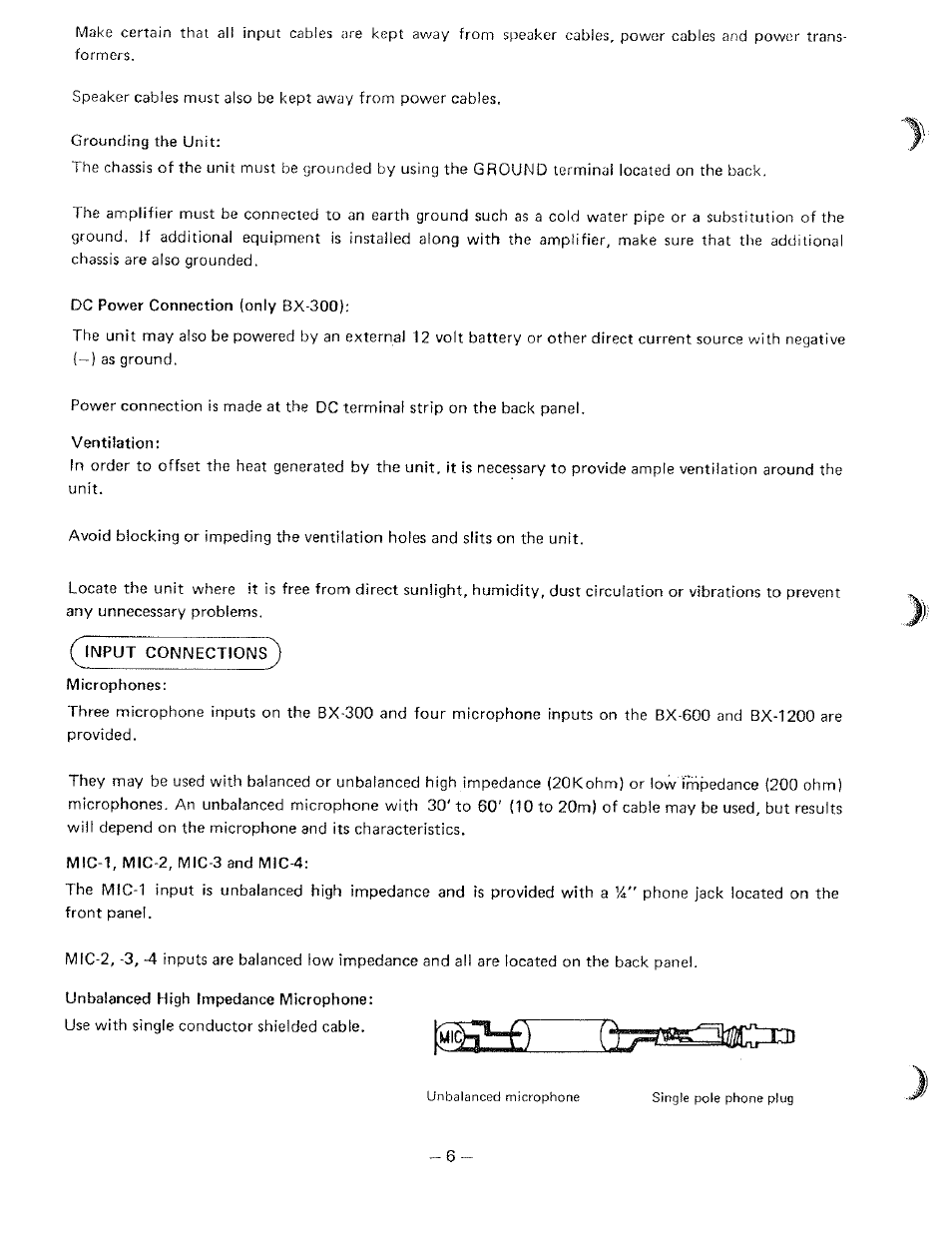 Aiphone BX-1200 User Manual | Page 6 / 12