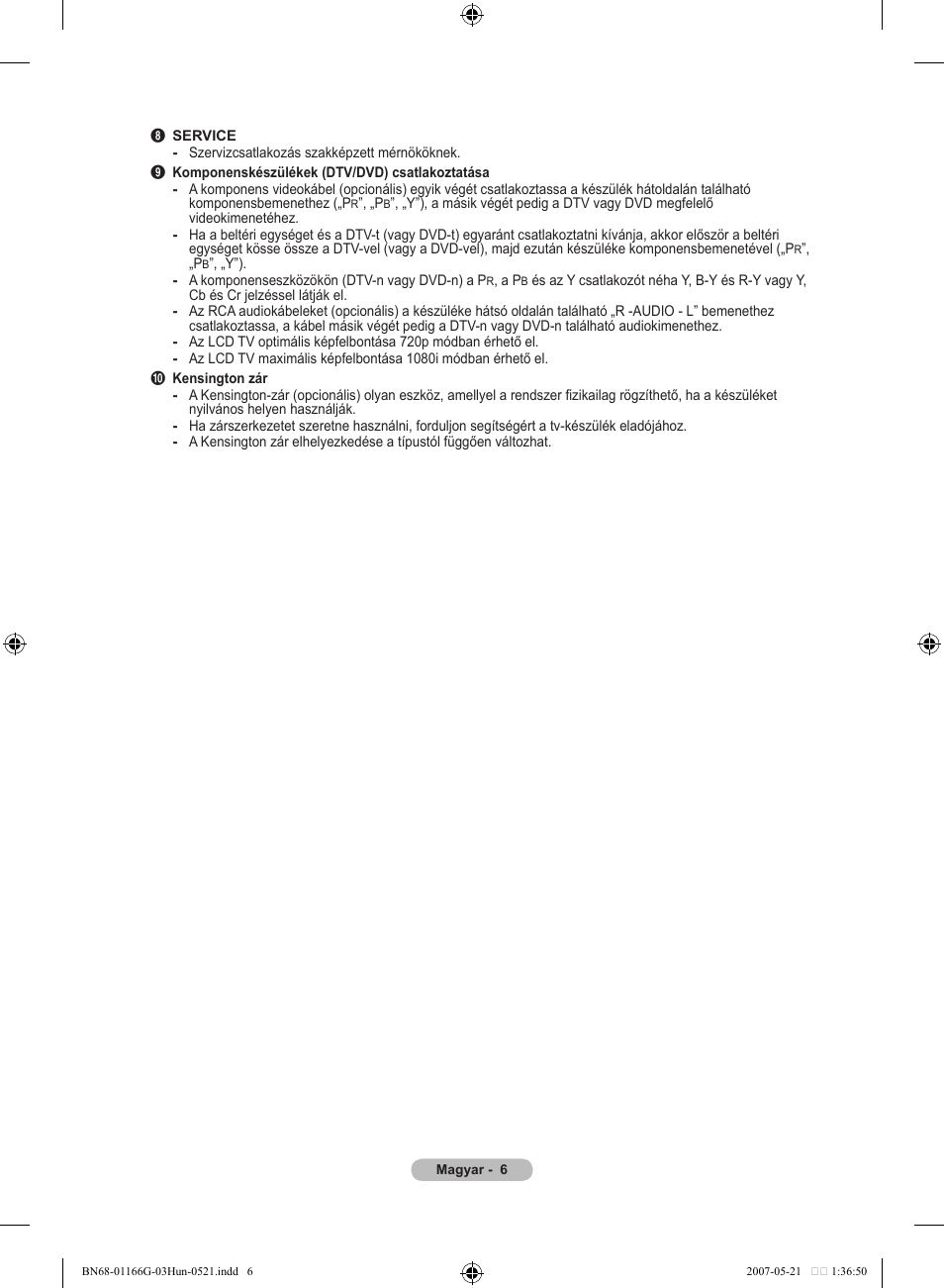 Samsung LE23R81B User Manual | Page 276 / 463