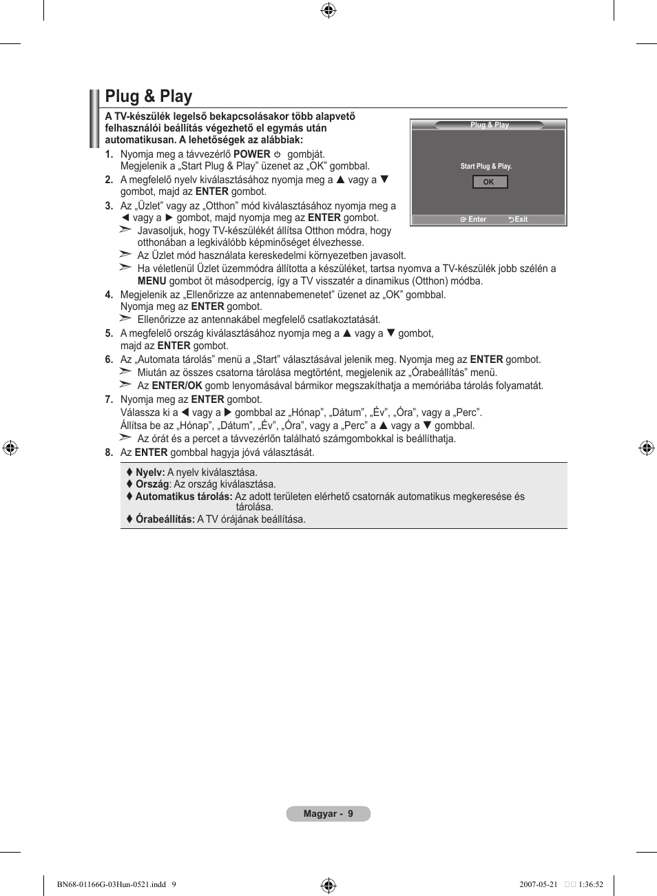Plug & play | Samsung LE23R81B User Manual | Page 279 / 463