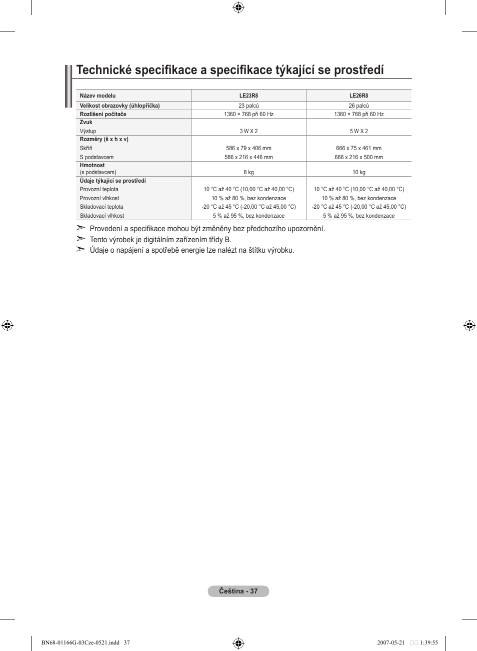 Samsung LE23R81B User Manual | Page 383 / 463