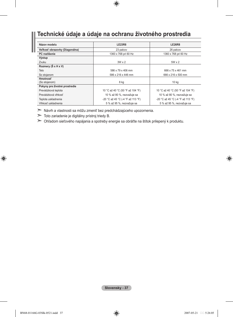 Samsung LE23R81B User Manual | Page 421 / 463