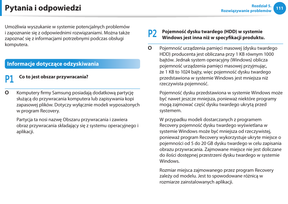 Pytania i odpowiedzi | Samsung NP300E5E User Manual | Page 112 / 146