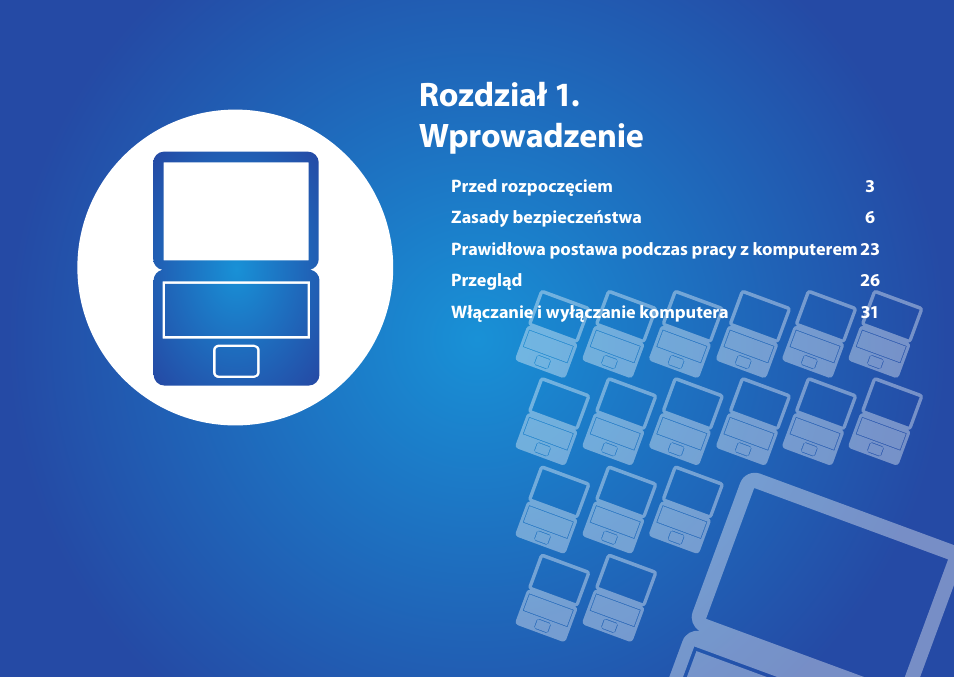 Rozdział 1. wprowadzenie | Samsung NP300E5E User Manual | Page 3 / 146