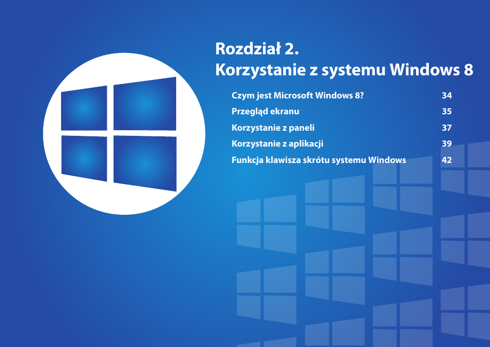 Rozdział 2. korzystanie z systemu windows 8 | Samsung NP300E5E User Manual | Page 34 / 146