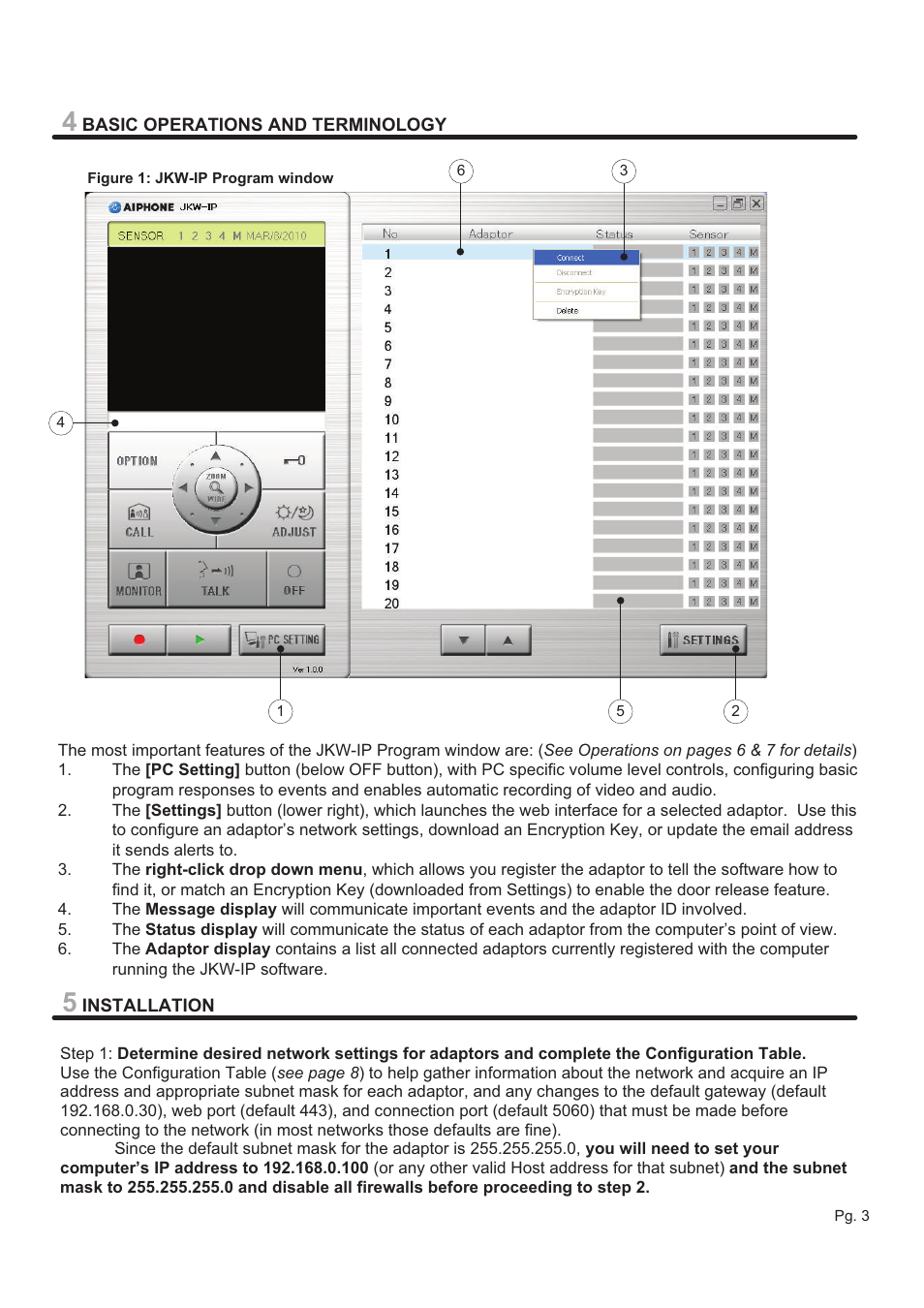 Aiphone JKW-IP User Manual | Page 3 / 8