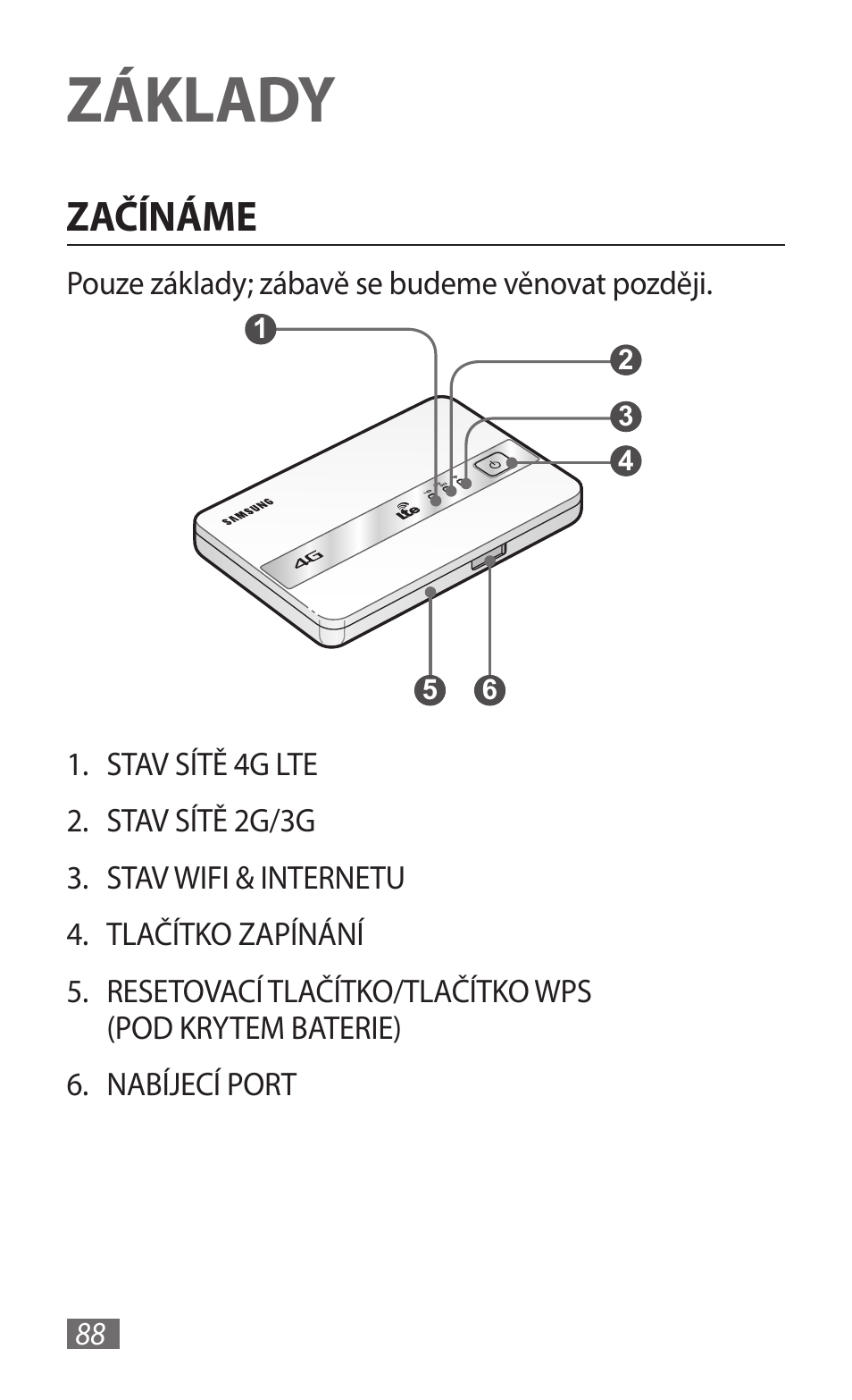 Základy, Začínáme | Samsung GT-B3800 User Manual | Page 90 / 140