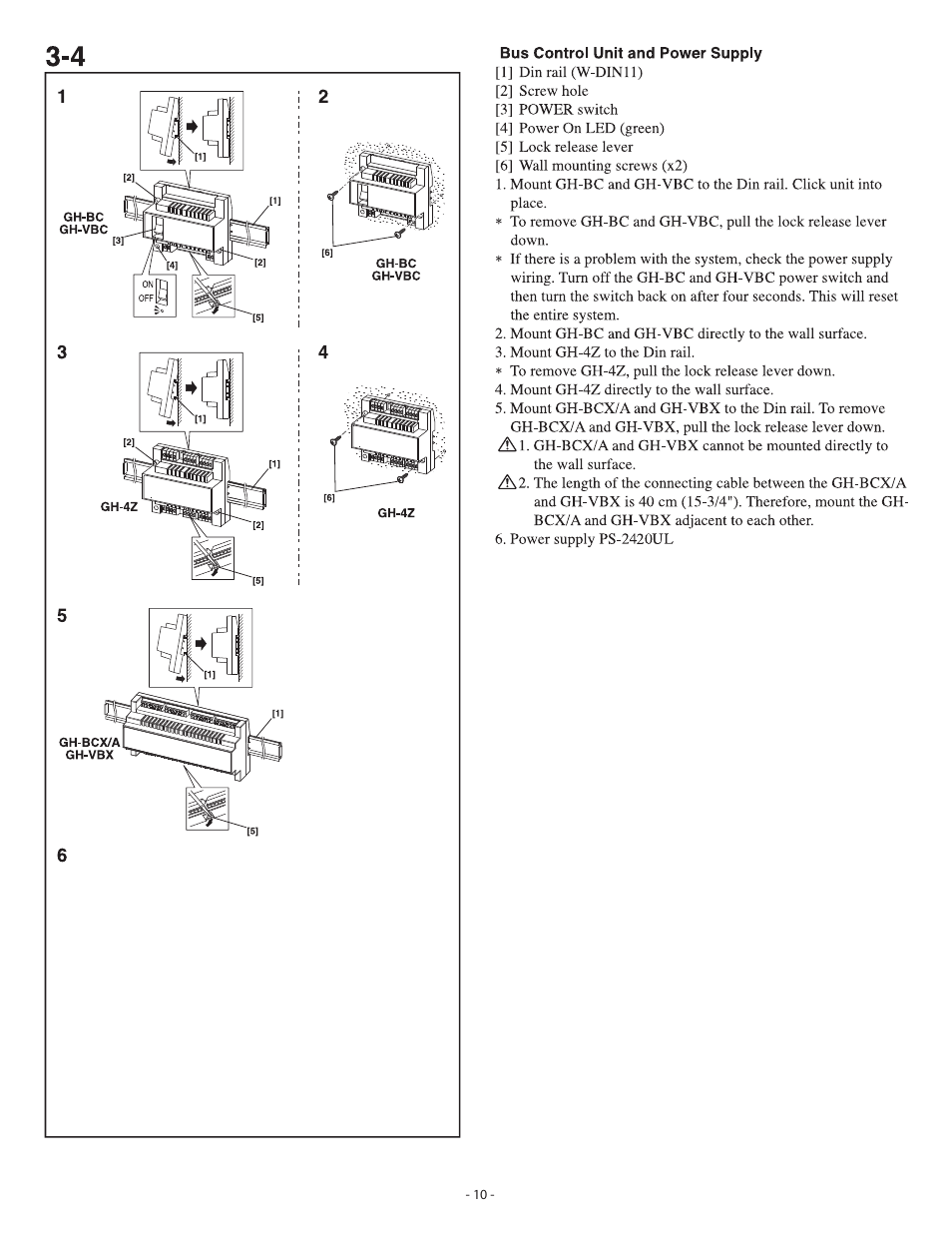 Aiphone GH SERIES 410 User Manual | Page 10 / 24