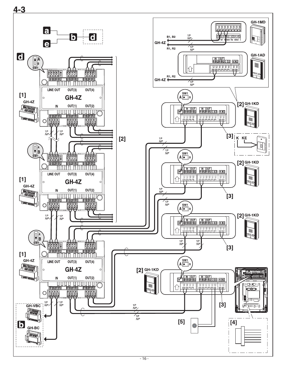 Aiphone GH SERIES 410 User Manual | Page 16 / 24