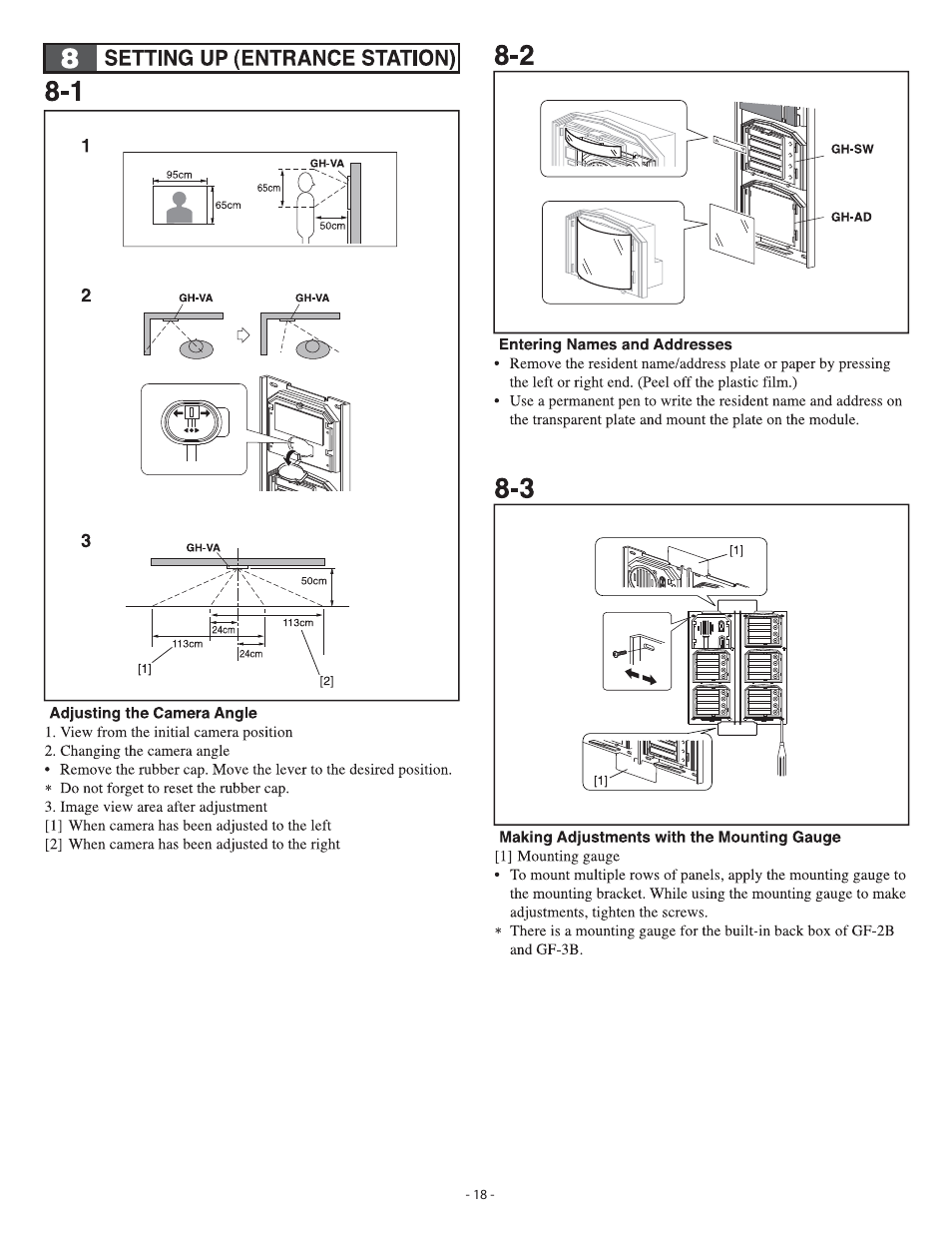 Aiphone GH SERIES 410 User Manual | Page 18 / 24