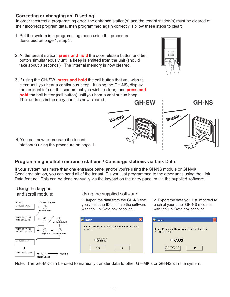 Aiphone GH SERIES 410 User Manual | Page 3 / 24