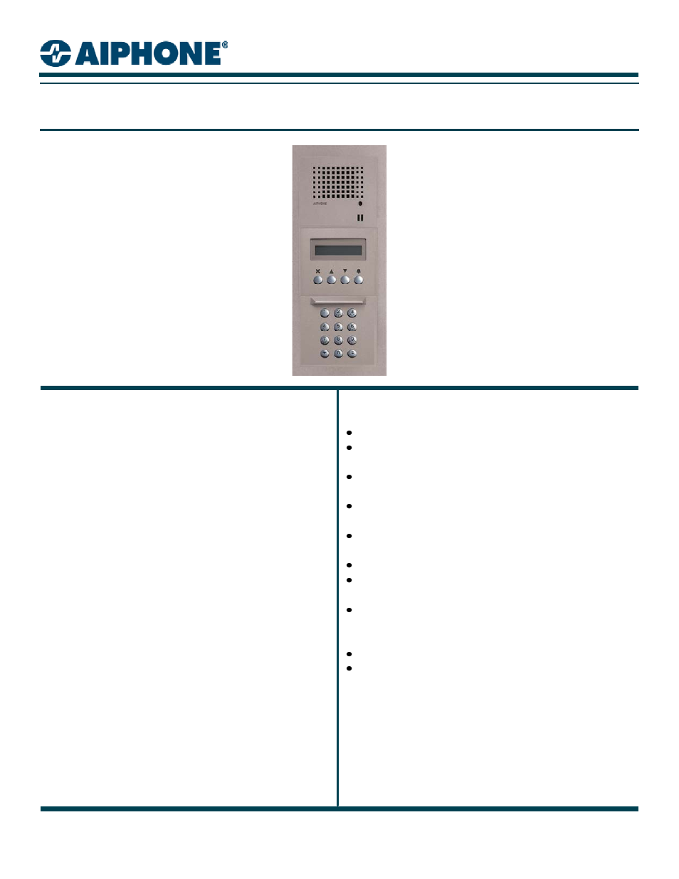 Aiphone GFA-DES User Manual | 2 pages