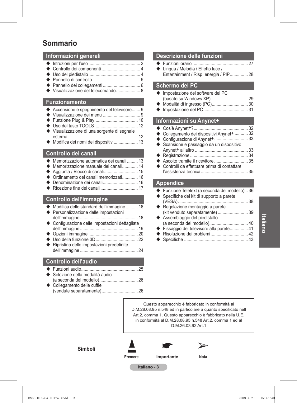 Samsung PS50A470P1 User Manual | Page 176 / 519