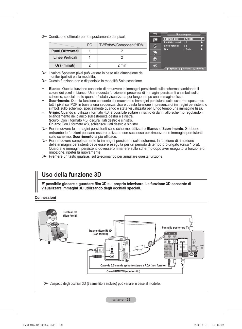 Uso della funzione d | Samsung PS50A470P1 User Manual | Page 195 / 519