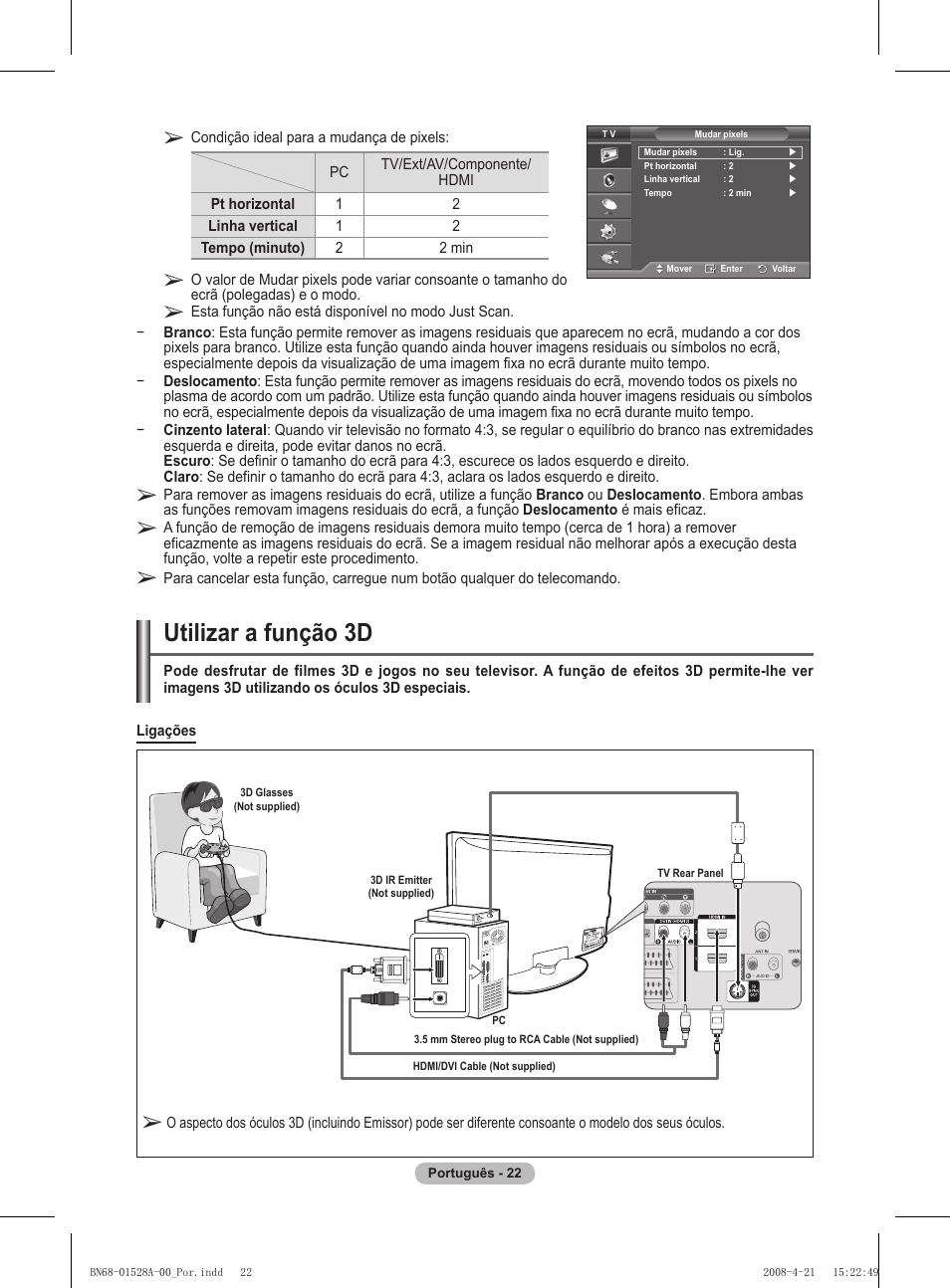 Utilizar a função d | Samsung PS50A470P1 User Manual | Page 282 / 519