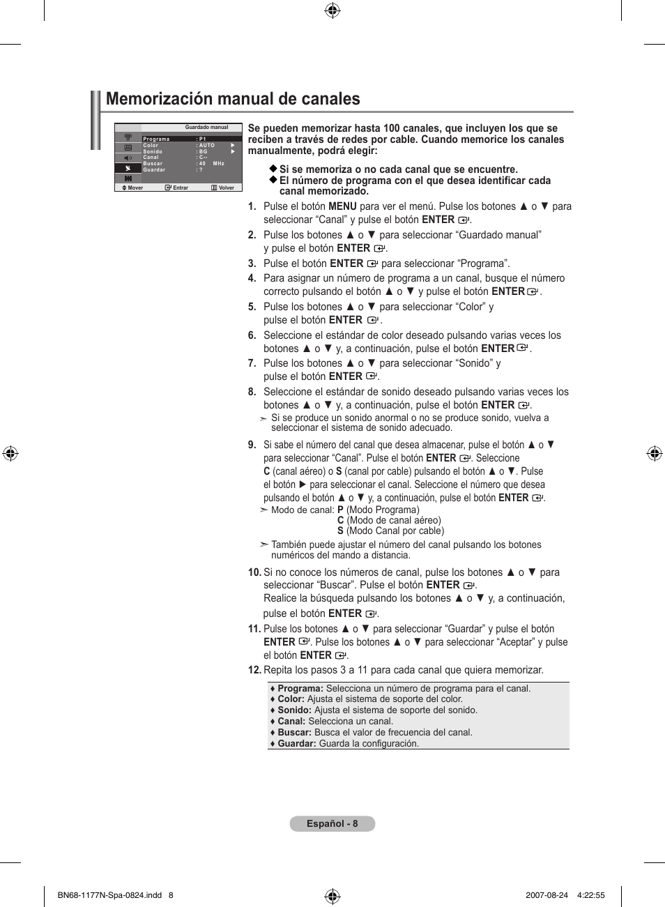 Samsung LE20S81B User Manual | Page 122 / 271