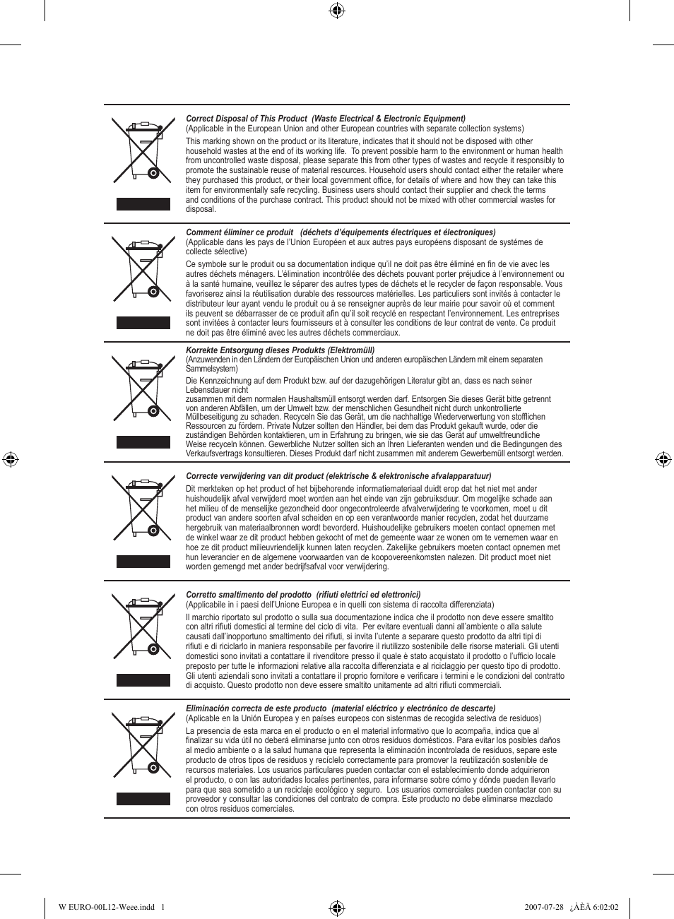 Samsung LE20S81B User Manual | Page 268 / 271