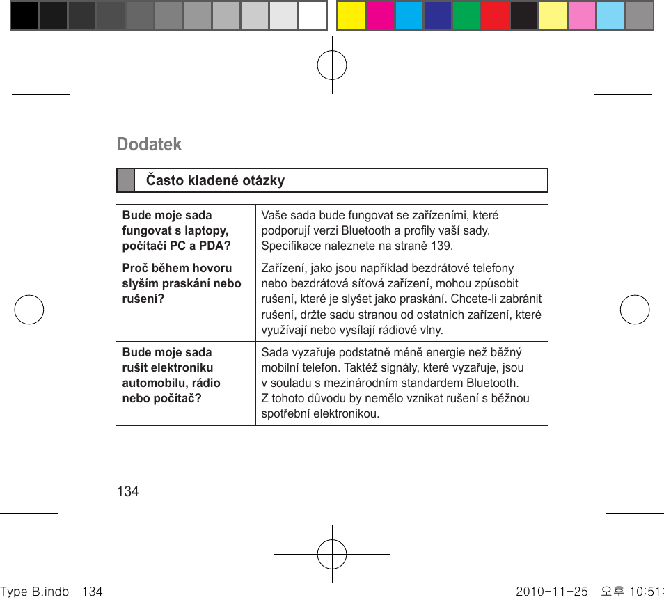 Dodatek | Samsung BHF4000 User Manual | Page 137 / 179