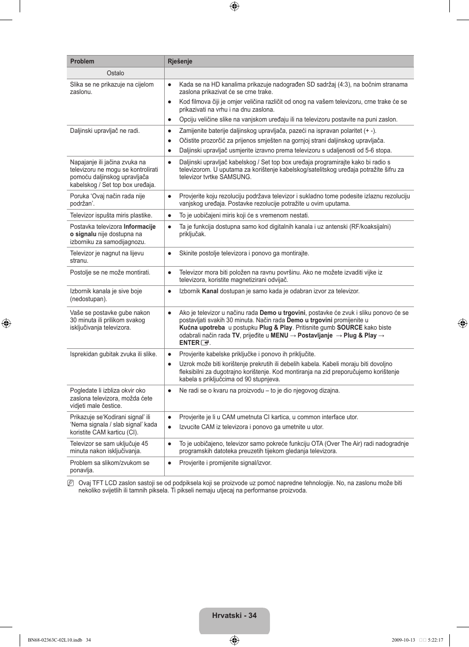 Samsung LE32B530P7N User Manual | Page 216 / 368