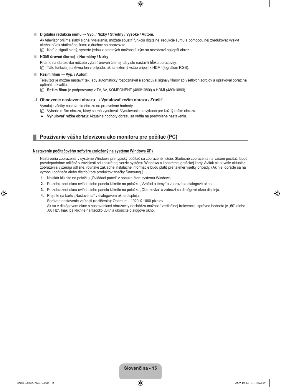 Samsung LE32B530P7N User Manual | Page 269 / 368