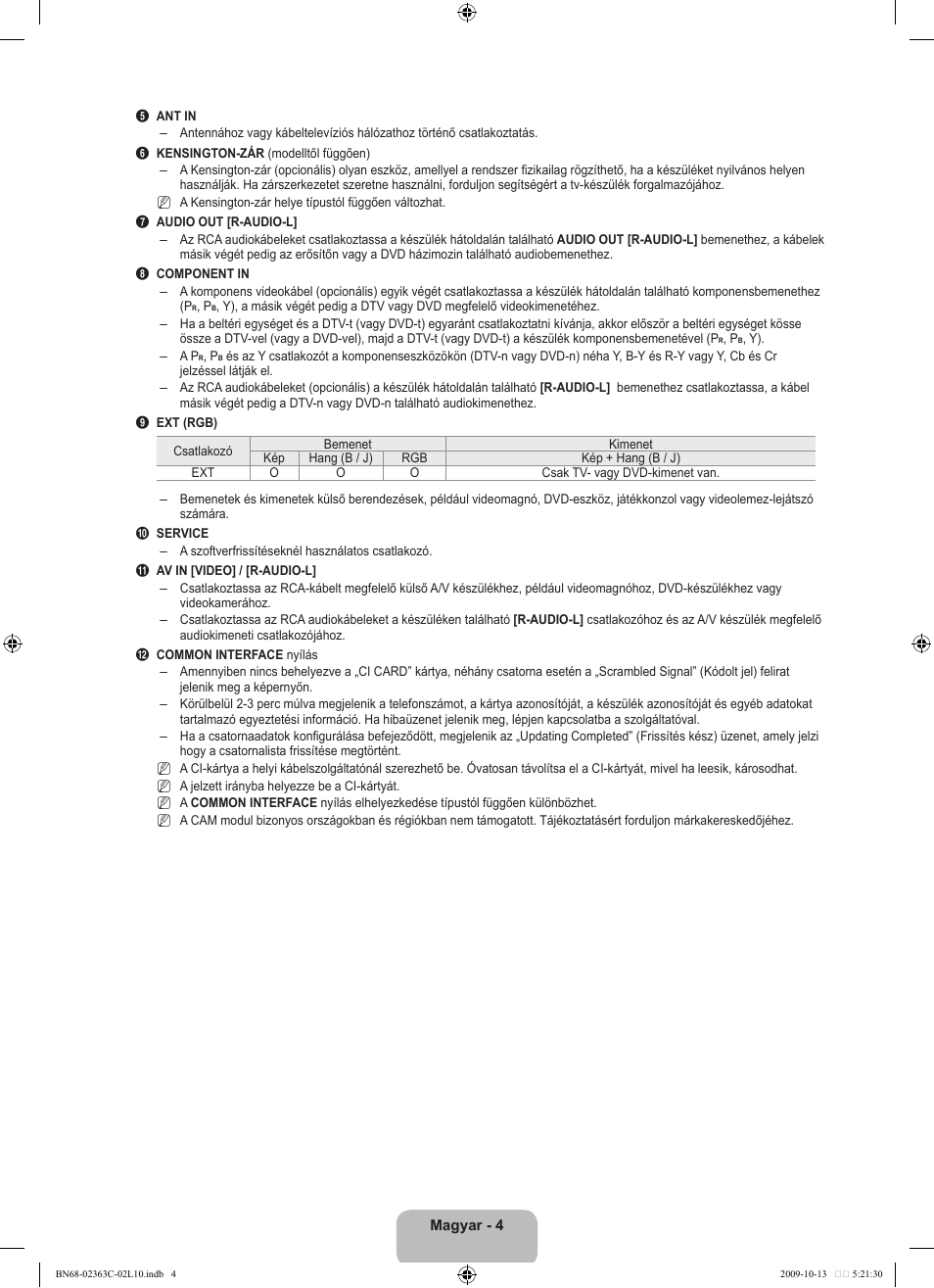 Samsung LE32B530P7N User Manual | Page 42 / 368