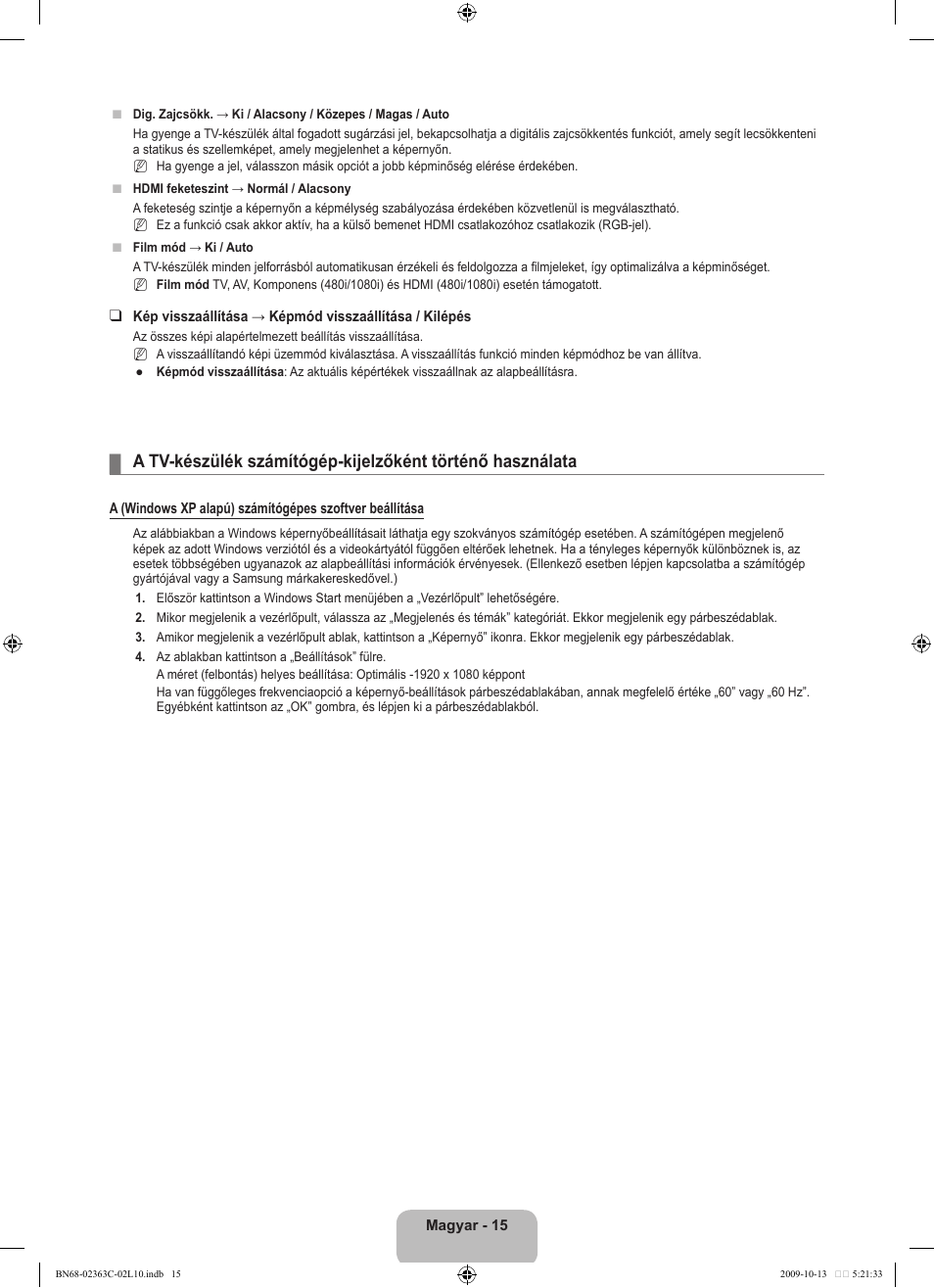 Samsung LE32B530P7N User Manual | Page 53 / 368