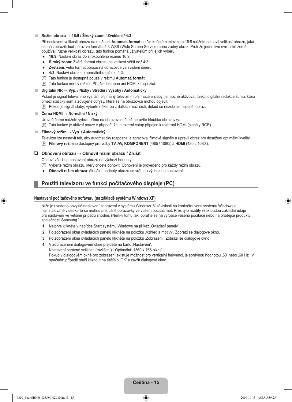 Samsung LE32B350F1W User Manual | Page 209 / 328