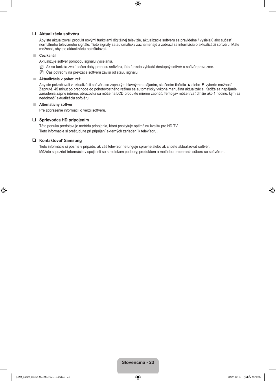 Samsung LE32B350F1W User Manual | Page 249 / 328