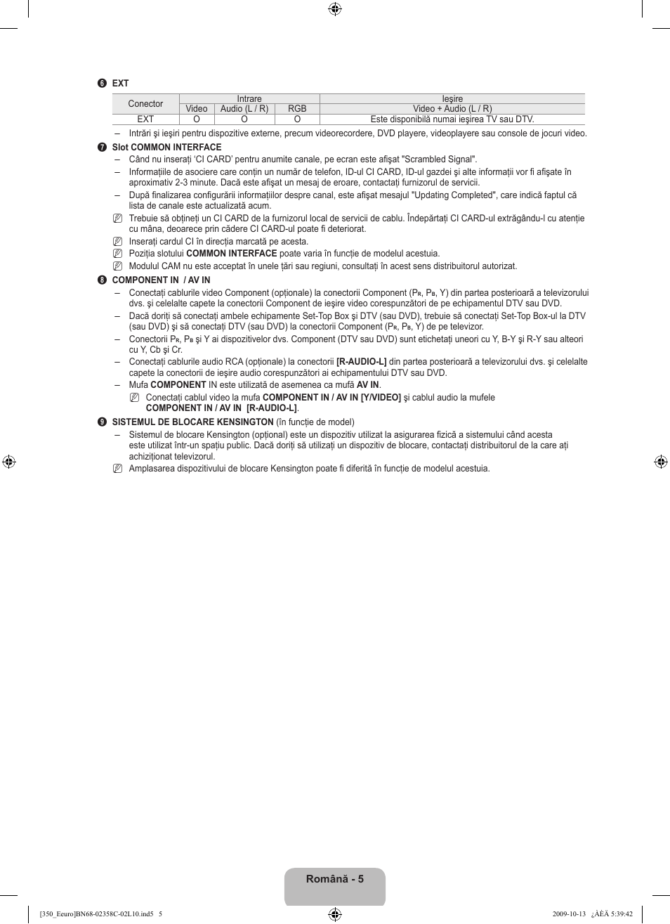 Samsung LE32B350F1W User Manual | Page 263 / 328