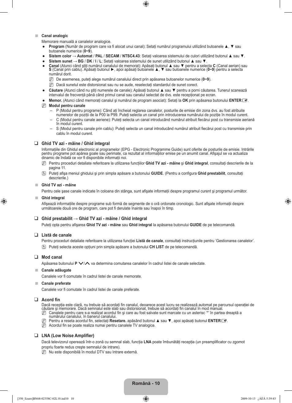 Samsung LE32B350F1W User Manual | Page 268 / 328