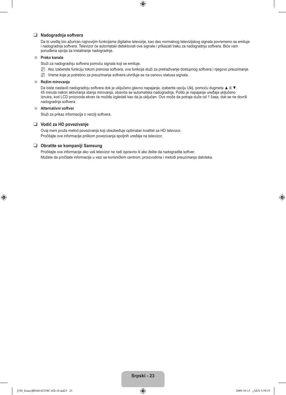 Samsung LE32B350F1W User Manual | Page 313 / 328