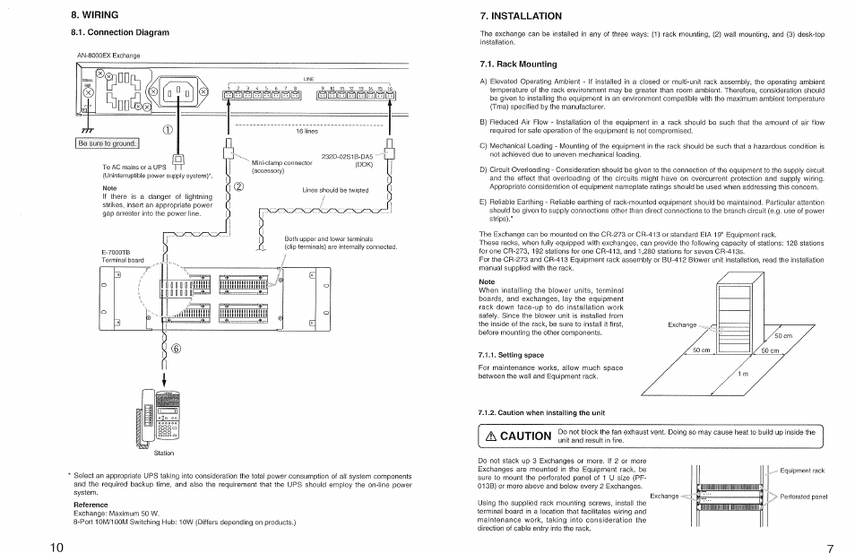 7, installation | Aiphone AN-8000EX User Manual | Page 7 / 16