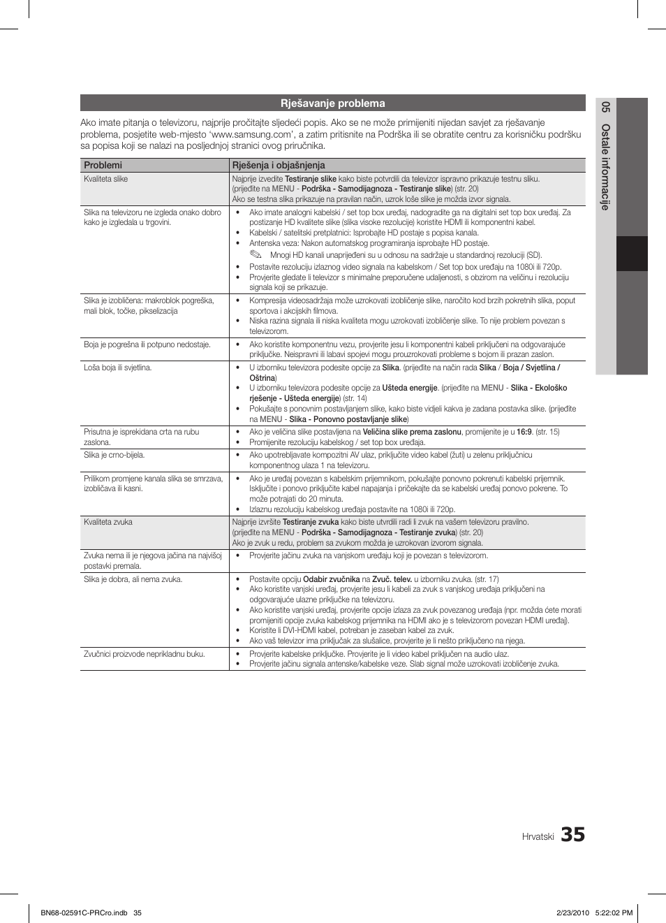 Samsung LE22C450E1W User Manual | Page 230 / 391