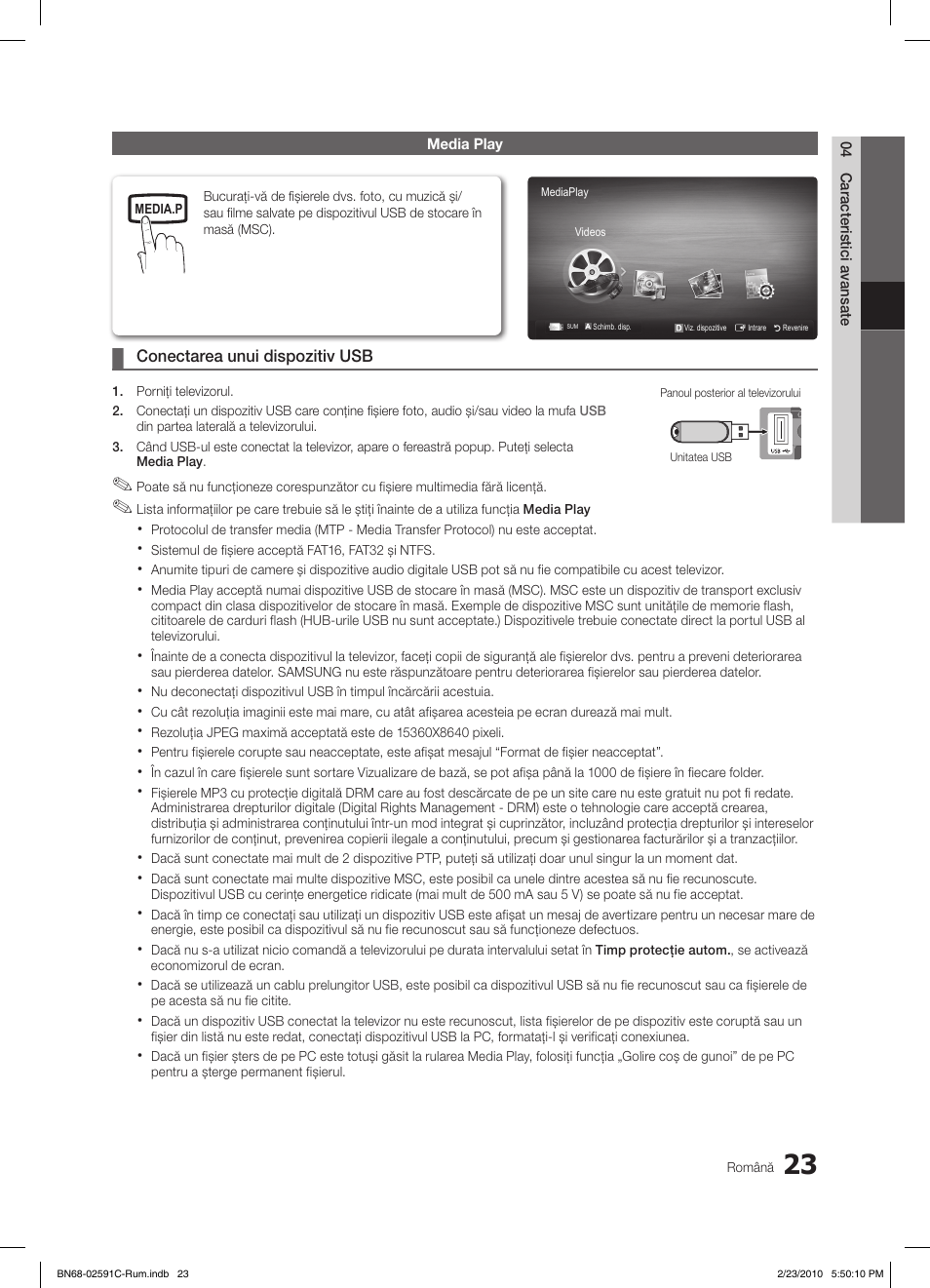 Samsung LE22C450E1W User Manual | Page 335 / 391