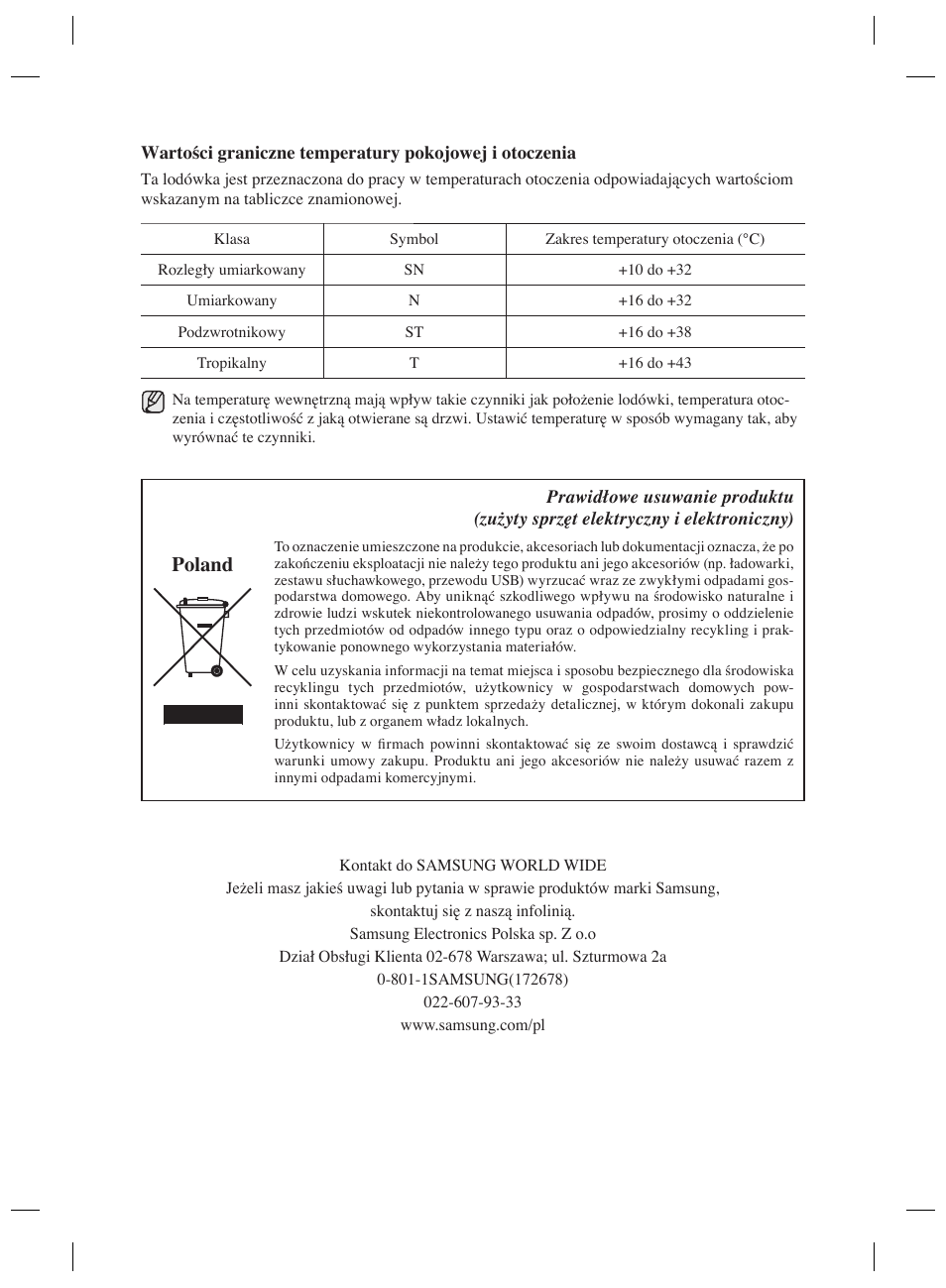 Poland | Samsung RSH7PNPN User Manual | Page 48 / 216