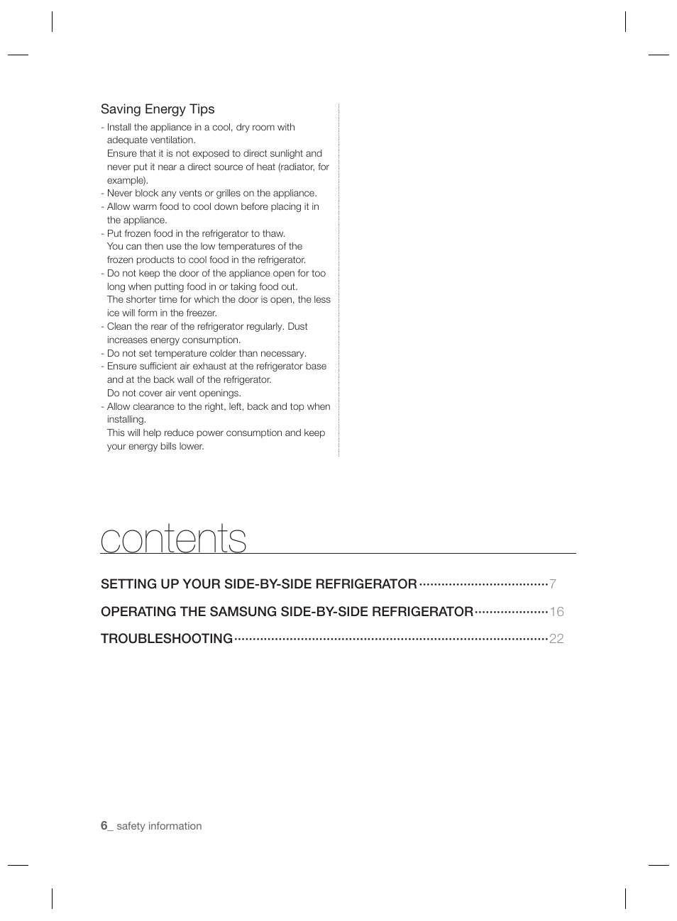 Samsung RSH7PNPN User Manual | Page 6 / 216