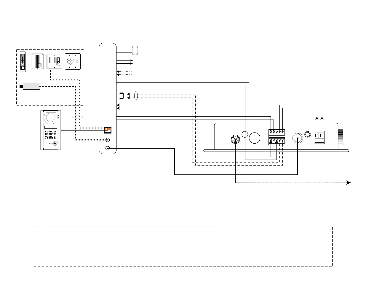 Axw-avt, Ax-dv ax-dm or ie/if-series audio door station, Afi mt-1890 | Aiphone AXW-AVT User Manual | Page 7 / 13