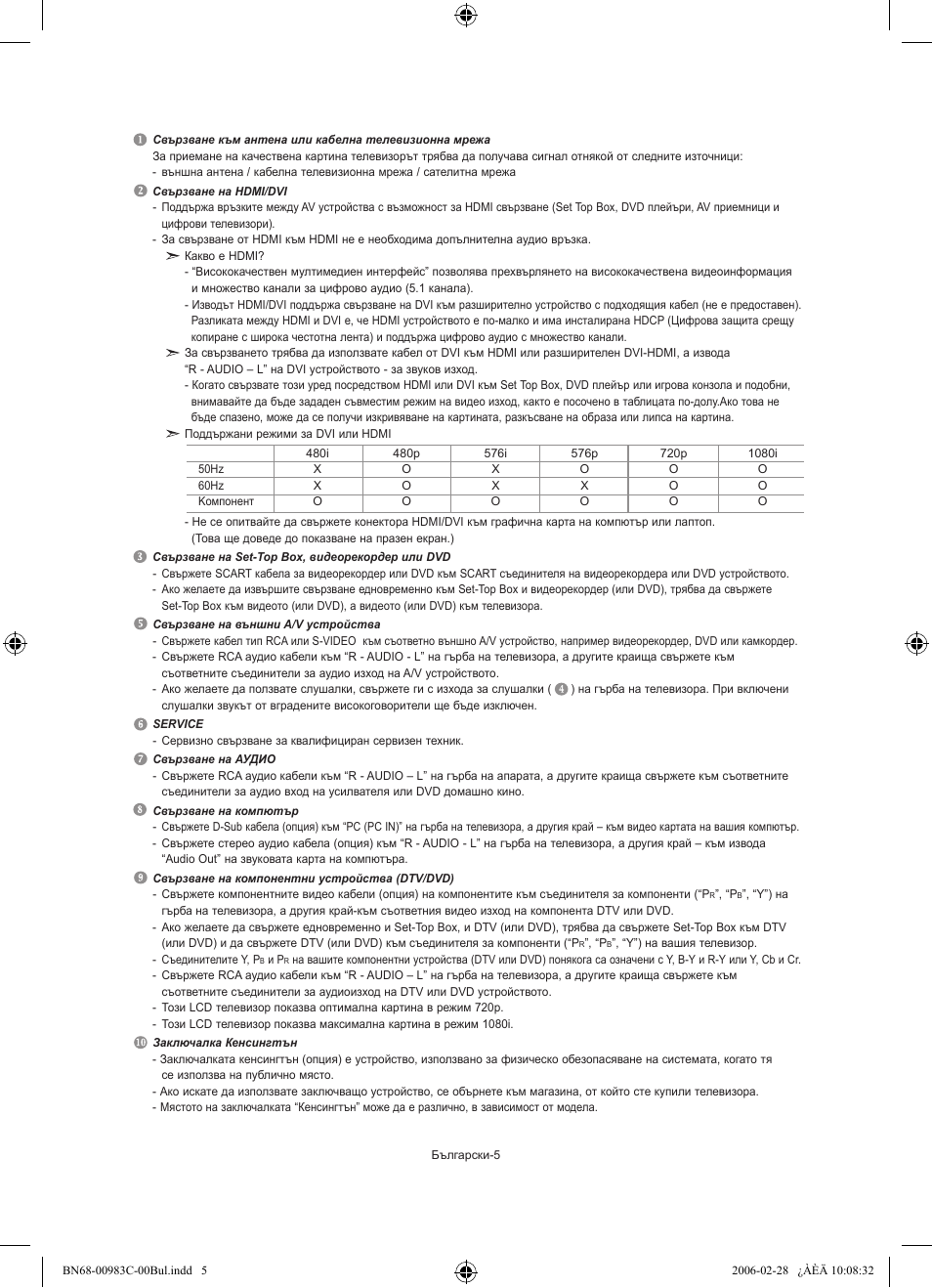 Samsung LE32R71W User Manual | Page 111 / 212