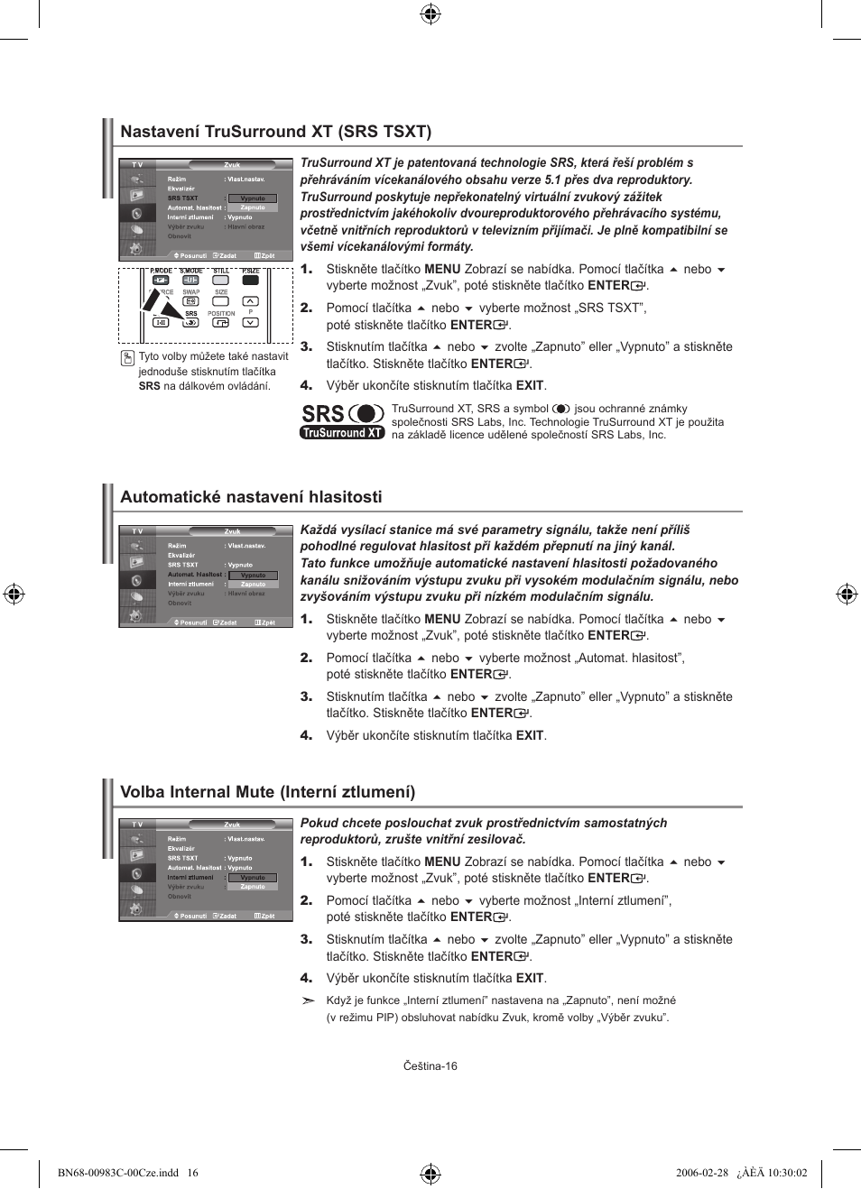 Samsung LE32R71W User Manual | Page 200 / 212