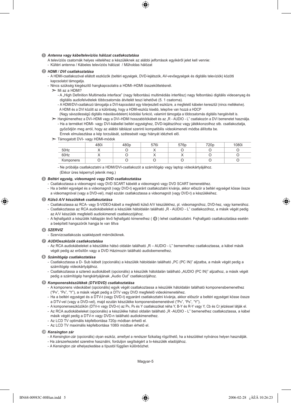 Samsung LE32R71W User Manual | Page 33 / 212