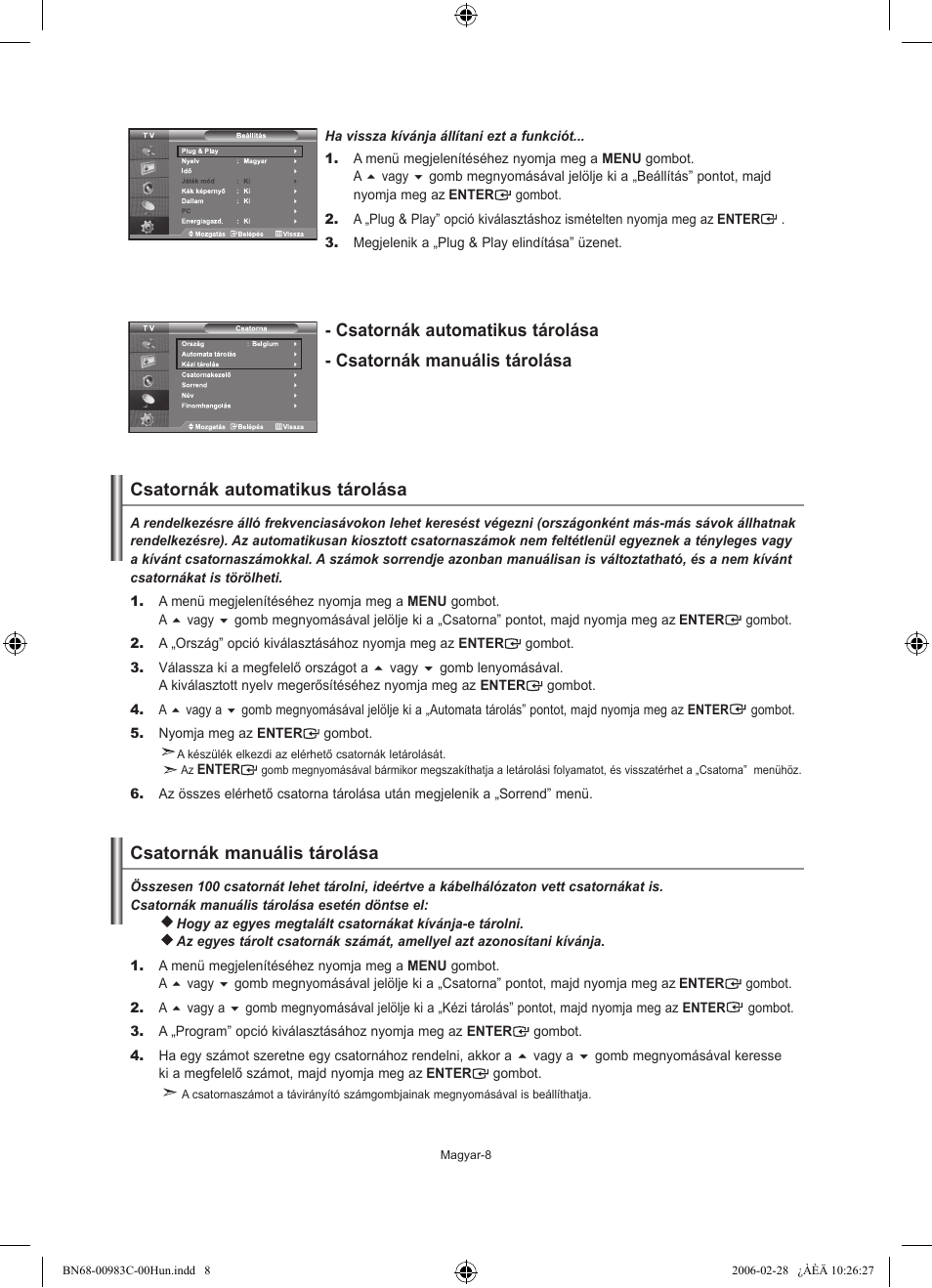 Samsung LE32R71W User Manual | Page 36 / 212