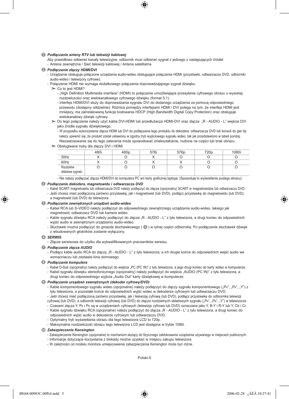 Samsung LE32R71W User Manual | Page 59 / 212