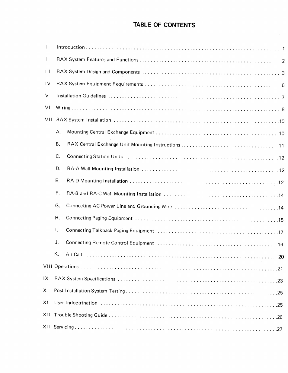 Aiphone RAX R24/A User Manual | Page 2 / 29
